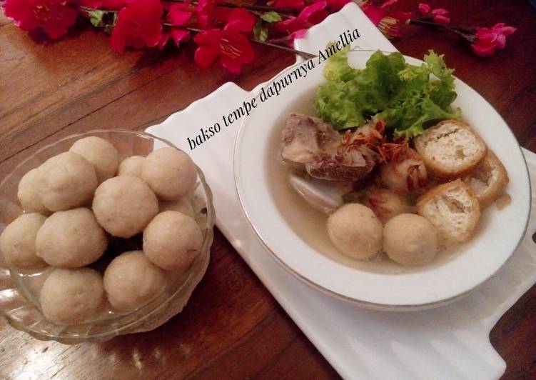 Bahan meracik Bakso tempe, Enak Banget