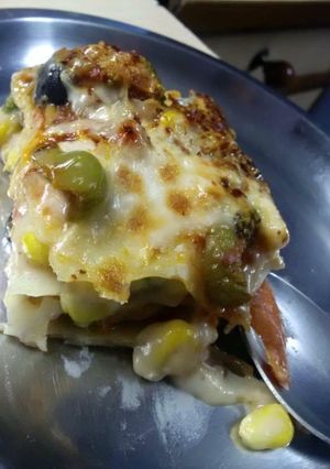 A picture of Vegetable Lasagna.