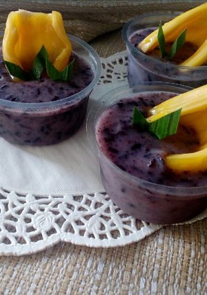 Foto resep Puding ketan hitam