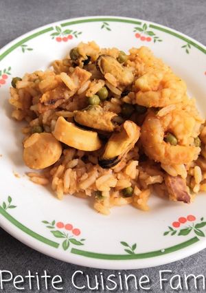 Une photo de Riz aux fruits de mer