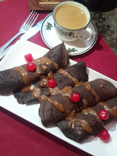 A picture of Chocolate pancake.