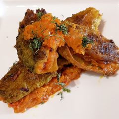 A picture of Masala Karela.