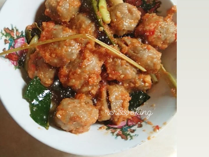 Langkah Gampang Membuat Resep Pentol/bakso oseng mercon yang Sempurna Anti Ribet, Sempurna