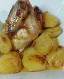 Asado de pollo al Mojo Picón picante