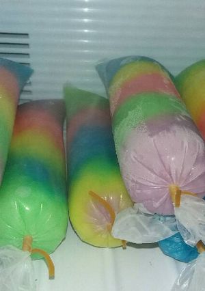 Foto resep Es pelangi