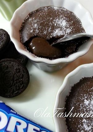 صورة لوصفة سوفليه الاوريو