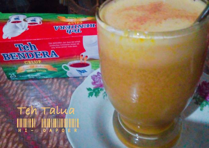 Teh Talua a.k.a Teh Telur (+tips agar tidak amis)