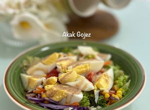 Gambar Salad telur sos kewpie