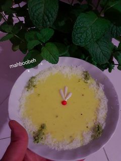 عکسی از دستور شیر برنج زعفرانی 😍