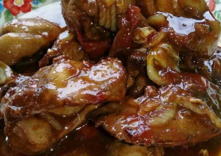 Ayam kecap pedas