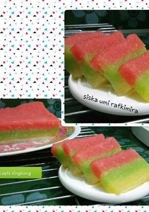Foto resep Lapis singkong (tanpa taburan klapa)