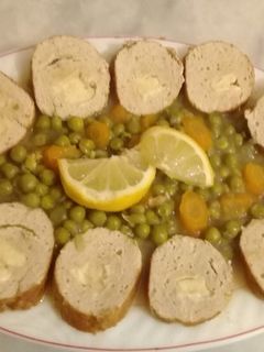 صورة لوصفة رولي دجاج بالجلبانة