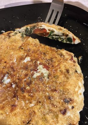 Una foto de Tortilla de claras de huevo