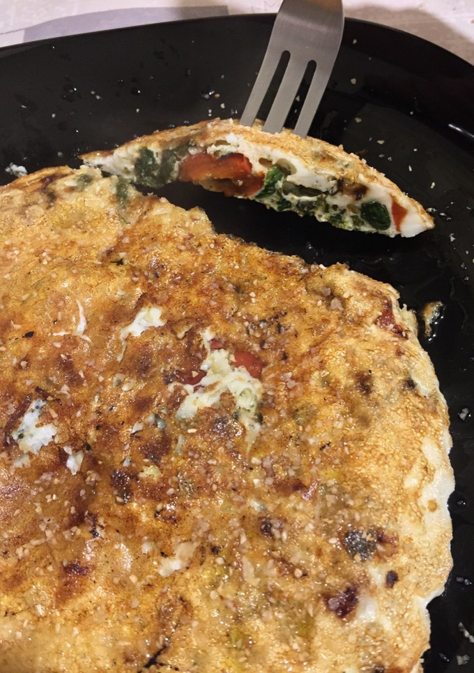 Una foto de Tortilla de claras de huevo