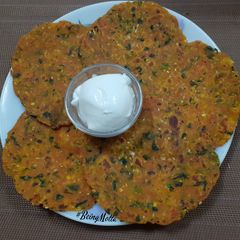 A picture of Carrot -Radish Paratha.