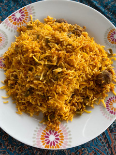 عکسی از دستور لوبیا پلو