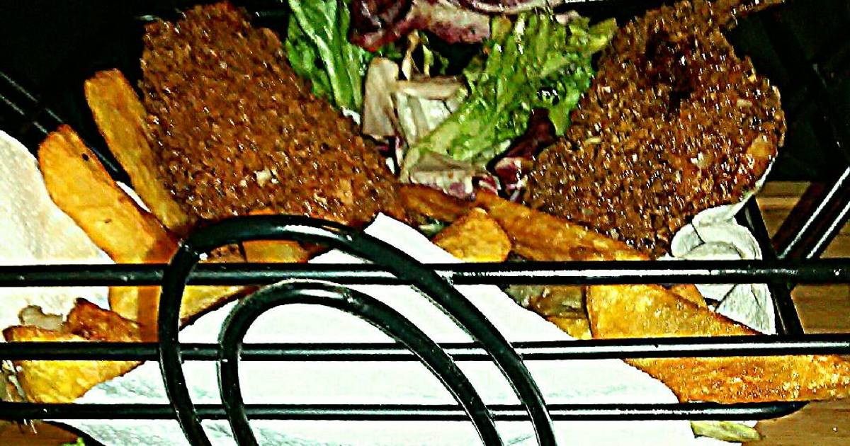 Tex's Classic British Pub Chicken in a Basket 🇬🇧🍗🍟🍲 Recipe by Tex Cookpad