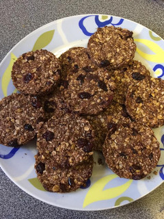 Fitnesz zabpehely keksz recept fotója