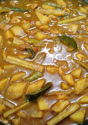A picture of Prawns Theeyal.