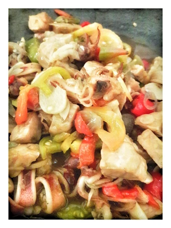 Cara Gampang Membuat Resep  Tumis cumi asin dan tempe yang Lezat Sekali, Sempurna