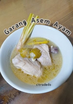 Foto resep Garang Asem Ayam tanpa santan