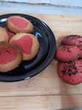 Vanilla heart cookies❤