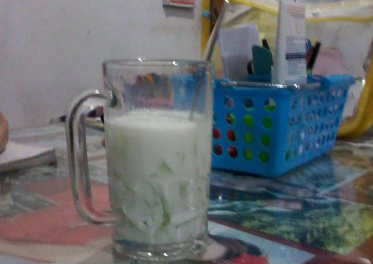 makanan Milk Jelly Ice Jadi, Lezat