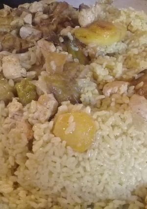 صورة لوصفة المقلوبة طعمه ولا الذ 😌 يمي 😋😋