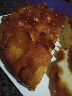 Una foto de Torta invertida de Manzana