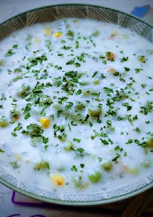 Mexikói finomfőzelék 🥕🌽🍲🥓 recept fotója