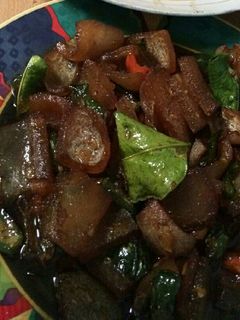 Foto resep Tumis kikil cabe hijau