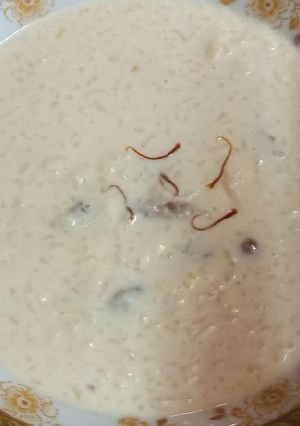 A picture of Rice kheer.
