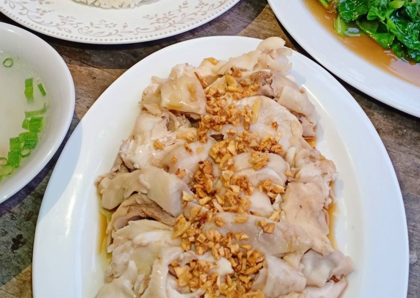 Ayam Hainan dan Nasi Hainan