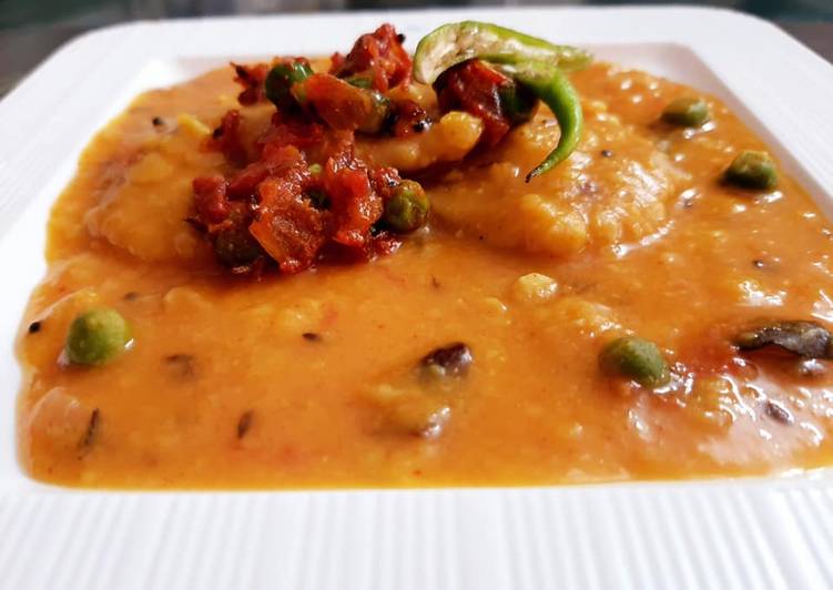 Recipe of Quick DAL DHOKLI : Comfort &amp; Complete Meal