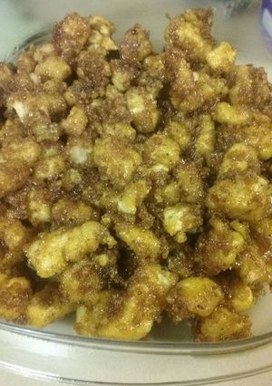 A picture of Orange honey panko chicken.