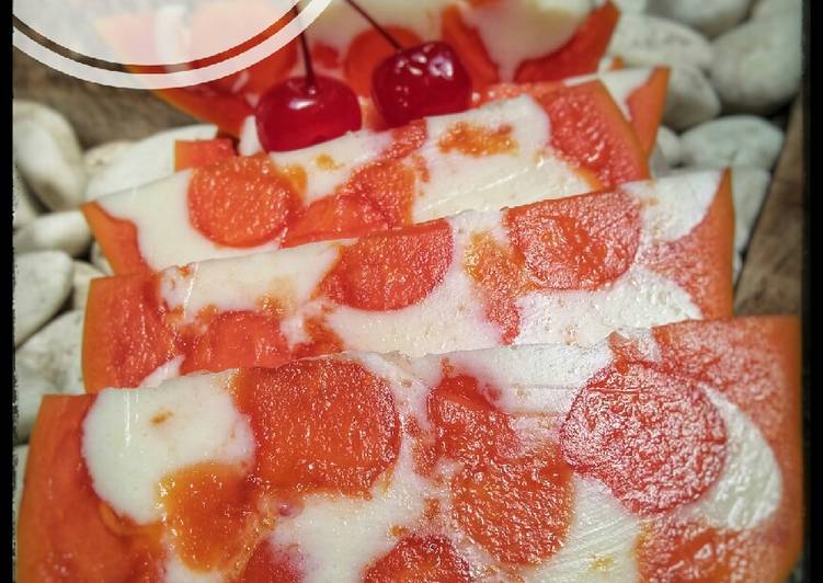 Puding Pepaya Vanilla