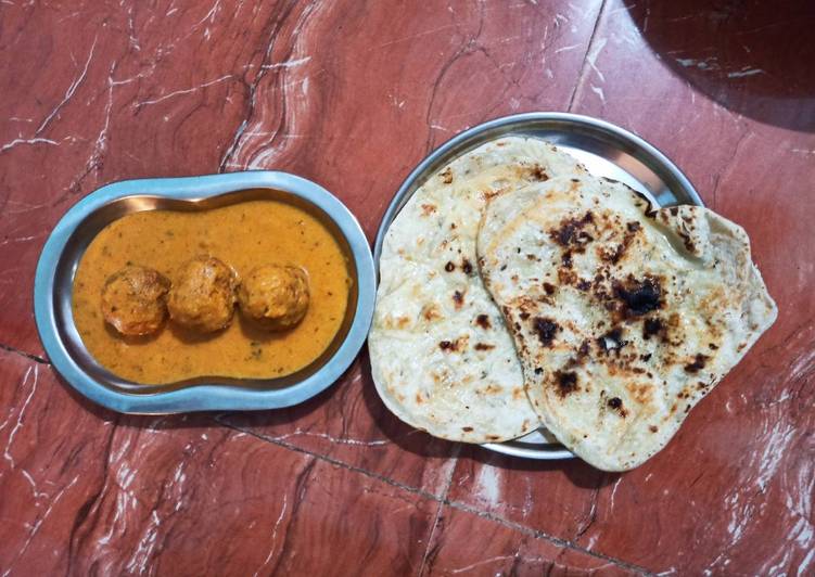 Malai kofta with gravy