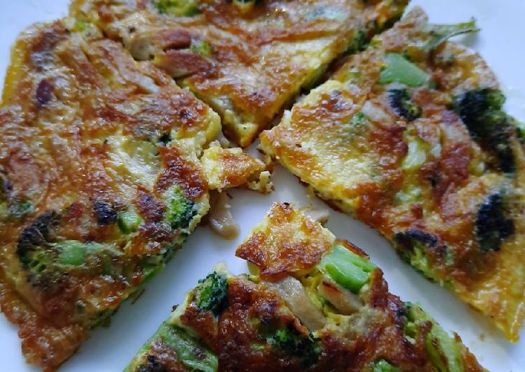Brokoli omelette