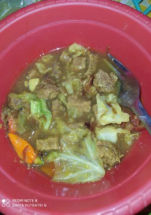 Foto resep Tongseng sapi, cabe utuh
