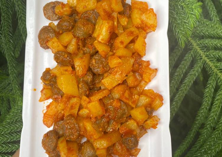 Balado Kentang sosis