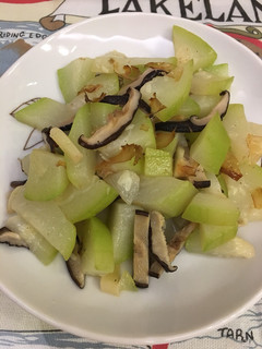 清炒瓠瓜柴魚香菇 的食譜成品照片