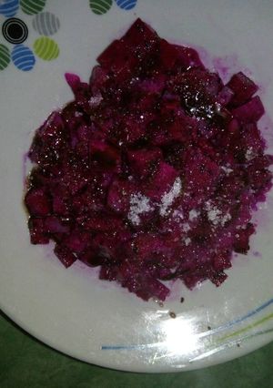 Foto resep Buah naga saus 🍫 coklat