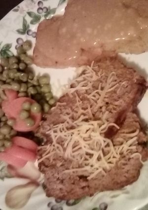 A picture of Taco meat loaf.