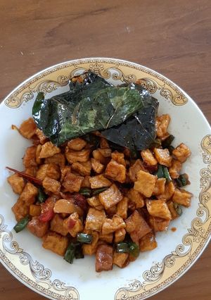 Foto resep Cager atau Orek Tahu Lombo Ijo