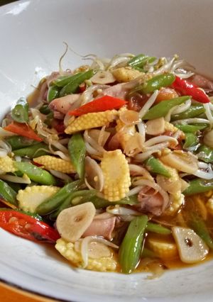 Foto resep Cumi asin pelangi