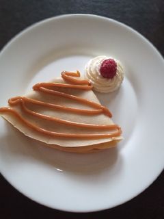 Una foto de Panqueques con manjar