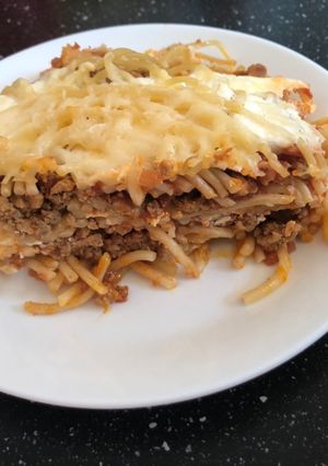 Rakott spagetti recept fotója