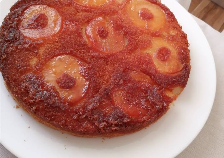 Le moyen le plus simple à Faire Super rapide fait maison Renversé aux pommes