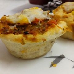 Pizza cupcake A picture of Pizza cupcake.