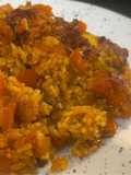 Arroz con pollo y sobrasada en Airfryer Cosori